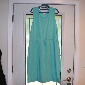 Christopher & Banks - drawstring tank midi dress